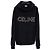 Céline Capucha Strass Rhinestone Black Multicolor Negro
