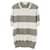Brunello Cucinelli Gestreickter Kurzarm-Strickpullover mit Rundhalsausschnitt Mehrfarben  - Ansicht 1