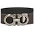 Salvatore Ferragamo Gancini Men's Reversible Belt (Pre-cutting) Black - view 7