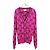 Gucci Rosa Strickjacke aus Baumwolle mit GG-Logo Pink