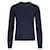 Maison Martin Margiela Wollpullover mit Ellbogen-Patches Blau  - Ansicht 1