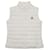 Moncler Gesteckte Weste mit Logo-Patch Weiß  - Ansicht 1