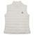 Moncler Gesteckte Weste mit Logo-Patch Weiß  - Ansicht 3