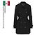 Burberry Kurzer Trenchcoat Schwarz