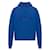 Saint Laurent Kapuzenpullover mit Logo Blau  - Ansicht 4