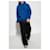 Saint Laurent Kapuzenpullover mit Logo Blau  - Ansicht 5
