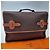 Hermès Valigetta Officier Buena Ventura MM Toile Marrone - vista 4