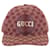Gucci GG Canvas Logo Baseball Cap Rot