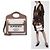 Burberry Pocket Mini Canvas Tote Bag mit Lederbesatz Mehrfarben - Ansicht 8