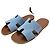 Hermès Sandali Izmir Slipper Denim Multicolore