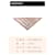Hermès Bufanda triangular de doble cara Naranja  - vista 3
