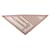 Hermès Bufanda triangular de doble cara Naranja  - vista 8