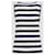 Moncler Chaleco de algodón a rayas sin mangas Negro  - vista 5