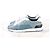 Hermès Sneakers Trail in pelle blu - vista 4