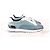 Hermès Sneakers Trail in pelle blu - vista 5
