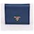 Prada Vitello Move Blue Klappbörse Blau - Ansicht 2