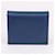 Prada Vitello Move Blue Klappbörse Blau - Ansicht 5