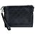 Gucci Pochette en cuir gaufré GG Noir