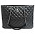 Timeless Chanel Borsa a tracolla con catena intramontabile Nero