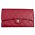 Chanel Classic Caviar Long Wallet Rot