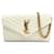 Saint Laurent Borsa a tracolla con catena Monogram Bianco