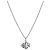 Dior Collana in argento con logo emblema