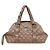 Chanel Borsa Tote trapuntata CC marrone