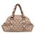 Chanel Borsa Tote trapuntata CC marrone - vista 3