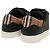 Burberry Sneakers in pelle scamosciata e cotone a quadri vintage Nero - vista 8