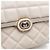 Gucci Piccola borsa a tracolla e borsa crossbody in pelle Deco Bianco - vista 8