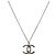 Chanel Collana Cubic CC Argento