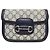 Horsebit 1955 Gucci Mini borsa a tracolla GG Supreme Horsebit blu e beige