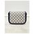 Horsebit 1955 Gucci Mini borsa a tracolla GG Supreme Horsebit blu e beige - vista 6