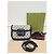 Horsebit 1955 Gucci Mini borsa a tracolla GG Supreme Horsebit blu e beige - vista 8