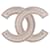 Chanel Spilla CC Logo con cristalli Multicolore