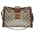 Padlock Gucci Borsa a tracolla GG Supreme Marrone con catena con lucchetto