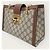 Padlock Gucci Borsa a tracolla GG Supreme Marrone con catena con lucchetto - vista 3
