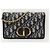 Dior Pochette Montaigne Two-in-One in Jacquard Obliquo Blu - vista 2