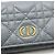 Dior Cannage Kalbsleder Kartenetui in Cloud Blue Blau - Ansicht 6