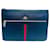 Gucci Clutch Ophidia Stripe Blu