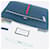 Gucci Clutch Ophidia Stripe Blu - vista 5
