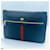Gucci Clutch Ophidia Stripe Blu - vista 7