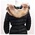 Langer Daunenmantel Moncler Chloe Logo Schwarz Größe - Ansicht 5