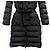 Langer Daunenmantel Moncler Chloe Logo Schwarz Größe - Ansicht 6