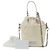 Maison Martin Margiela Pequeño bolso bucket y bolso de hombro en cuero charol blanco