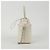 Maison Martin Margiela Pequeño bolso bucket y bolso de hombro en cuero charol blanco - vista 6