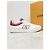 Louis Vuitton Sneakers Luxembourg in pelle rossa con logo LV Rosso - vista 2
