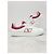 Louis Vuitton Sneakers Luxembourg in pelle rossa con logo LV Rosso - vista 3