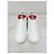 Louis Vuitton Sneakers Luxembourg in pelle rossa con logo LV Rosso - vista 4