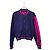 Louis Vuitton Strick-Bomberjacke mit Purple Block Monogramm Lila